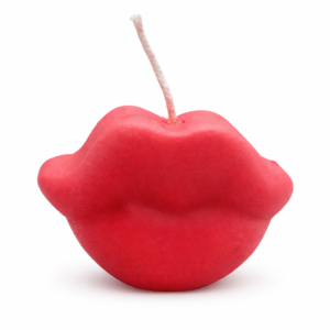 KD24 Lip Candle Pack of 2 for Spell Casting & Ritual Work Unscented Red Lip Candle